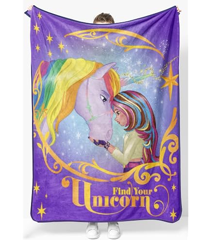 Amazon.com: Jay Franco Unicorn Academy Blanket for Girls - 46 x 60